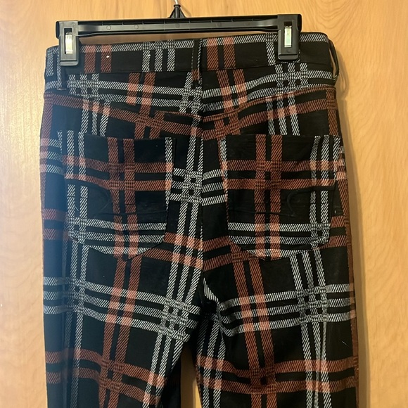 American Eagle Plaid Flared Pants - Picture 4 of 7